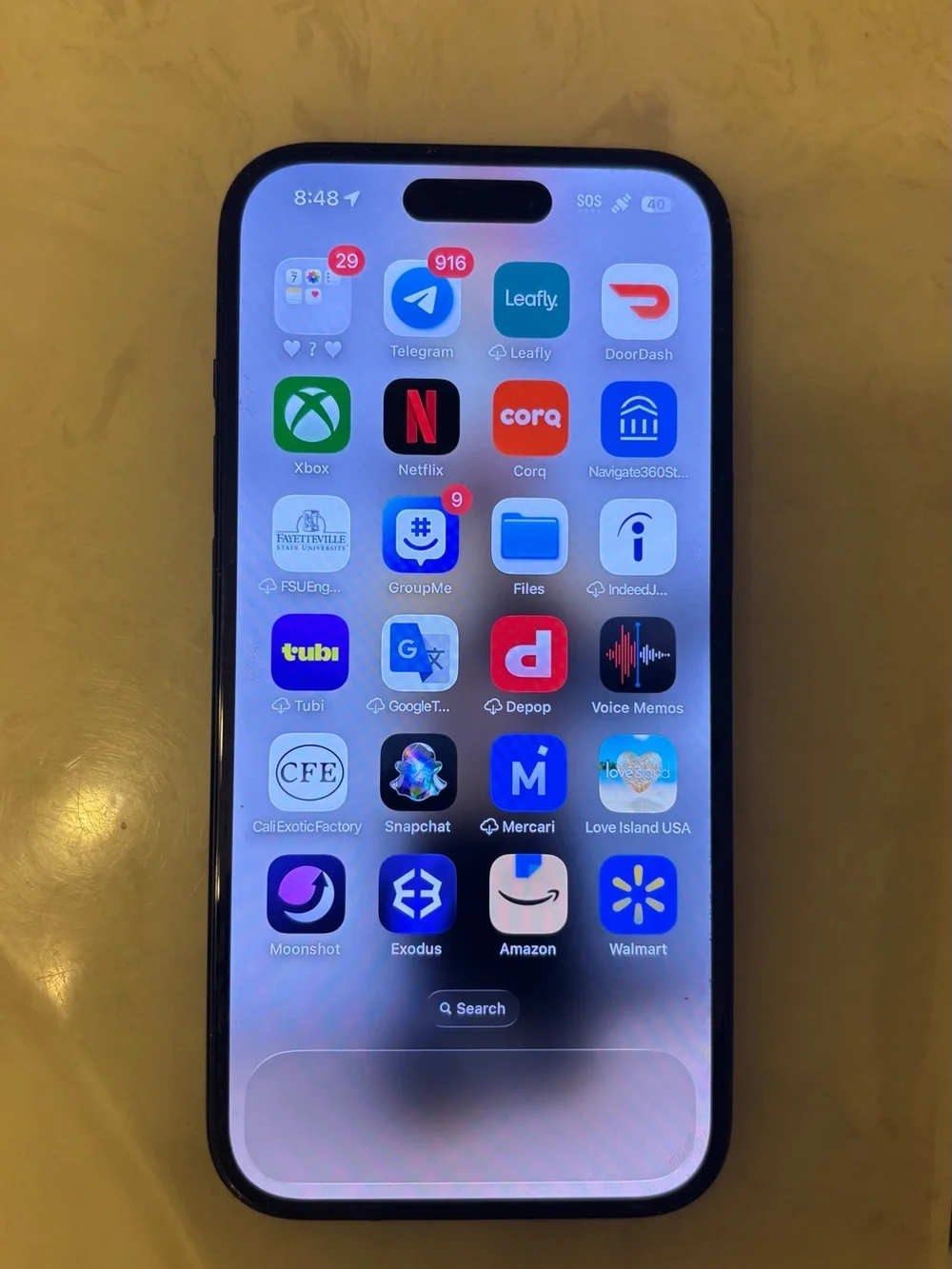 Apple iPhone in Black with Color Display